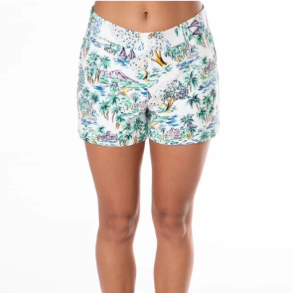 Tori Richards Aloha Toile Nola Short